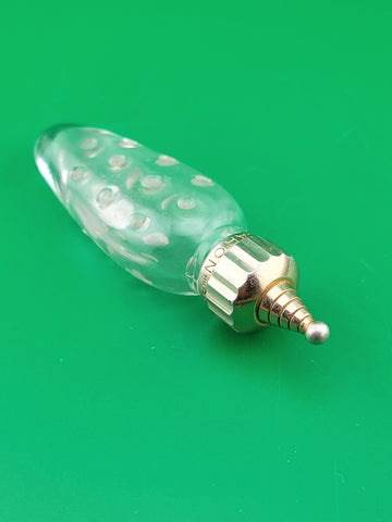 Antique Collectible Caron Baccarat Hobnail Empty Perfume Bottle Paris France.