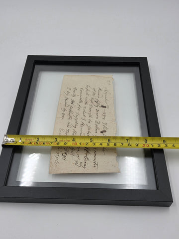 Ultra Rare 1798 Enoch Whipple Signed Church Receipt Salisbury MA Pulpit Payment