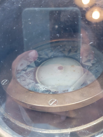 1800's "E. Esdaile & Sons Sydney" SHIP'S BINNACLE Illuminated COMPASS Nautical