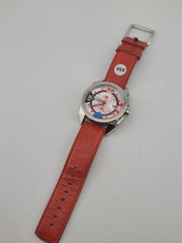 LOCMAN Cavallo Pazzo Chronograph Mother-of-Pearl Quartz Watch REF 161 Mens 40x47