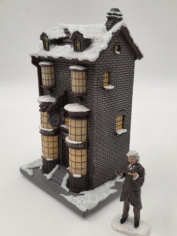 Harry Potter Hawthorne Village Ollivanders Wand Shop Garrick Ollivander COA