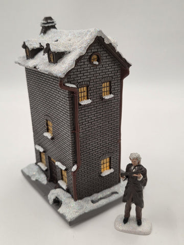 Harry Potter Hawthorne Village Ollivanders Wand Shop Garrick Ollivander COA