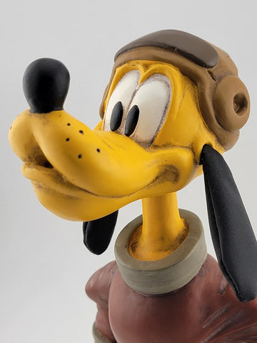 Disney Pluto Leather Helmet Football Bobblehead Figurine- Disney World Resort