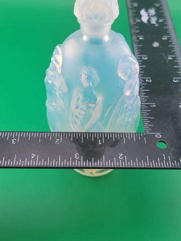 New Vintage Sabino Opalescent Art Glass Perfume Scent Bottle Nudes France