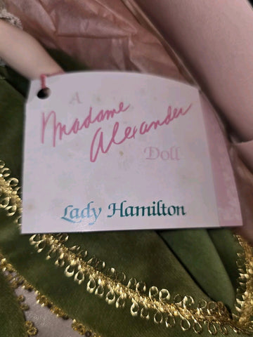Rare Vintage Madame Alexander doll Lady Hamilton MIB w/tag d6 new in box