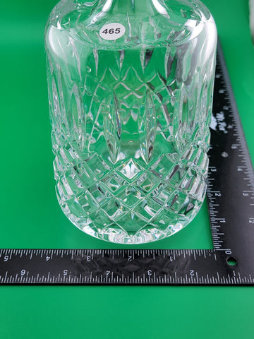 Vintage Signed Waterford Crystal KELSEY Spirit Decanter 9 1/2" W Stopper.
