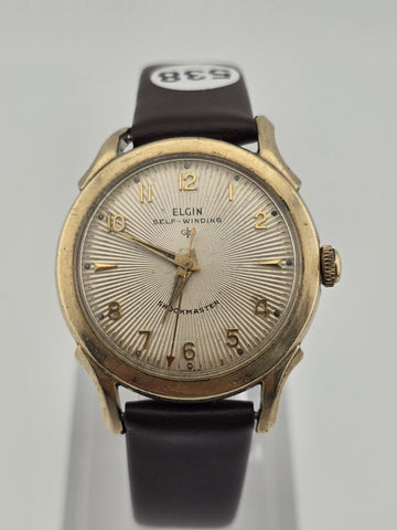 Vintage Elgin Shockmaster Self-Winding Automatic 10K Gold Filled Men's Watch