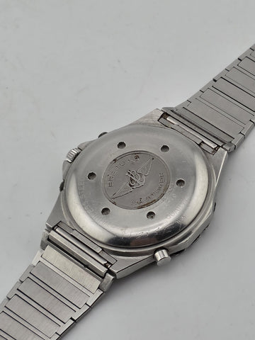 1987 42mm Breitling 80972 Jupiter Navitimer 3300 Quartz Watch. Untested. As-is.