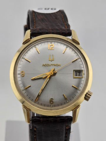 Vintage 1970's Bulova Accutron 218 Tuning Fork Watch Excellent Working Condition