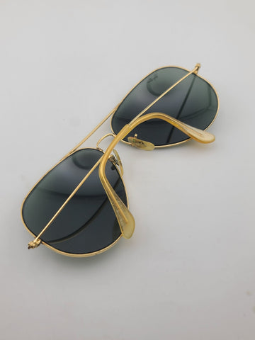 Rare 1970s 64/14mm VINTAGE B&L RAY BAN USA OUTDOORSMAN AVIATOR SUNGLASSES
