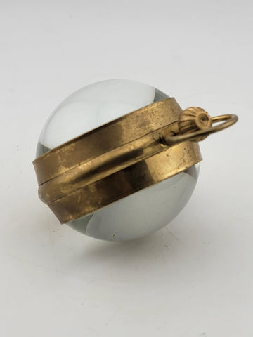 Rare One Of Kind Vintage 1960's Roskopf Swiss Made Ball 17 Jewel Clock. Working.