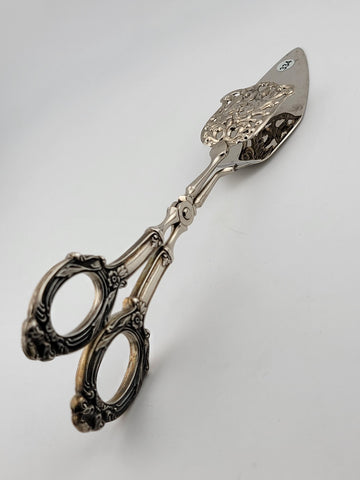 ORNATE STERLING SILVER HANDLE PASTRY  SERVER (MADE IN GERMANY)