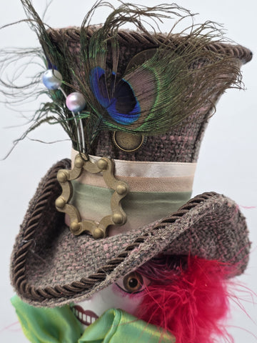 Rare Kurt S. Adler, Inc. HA0381 Kurt Adler 18" Hollywood Mad Hatter Nutcracker.