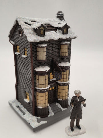 Harry Potter Hawthorne Village Ollivanders Wand Shop Garrick Ollivander COA