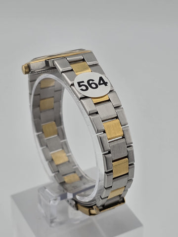 Vintage Baume & Mercier Riviera A5221.018 Two Tone Quartz Ladies Watch. Works.