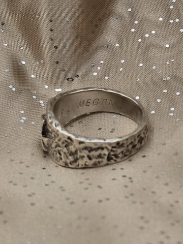 RETIRED RARE MENS James Avery “Mark Of The Cross” Sterling Silver Ring Size 11