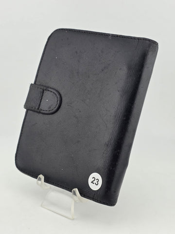 VTG MONTBLANC BOHEME 106788 POCKET ORGANIZER-WALLET BLACK-PEARL LEATHER ITALY