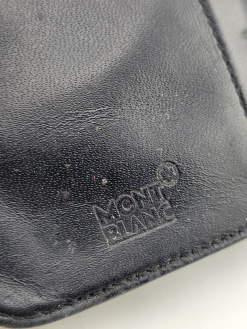 VTG MONTBLANC BOHEME 106788 POCKET ORGANIZER-WALLET BLACK-PEARL LEATHER ITALY