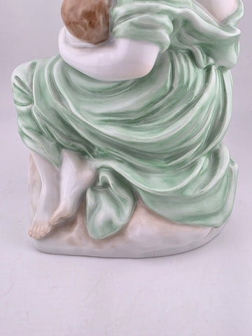 Antique Herend Porcelain Figurine Motherhood Mother & Child Breastfeeding. VG.