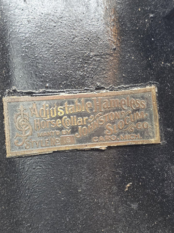 Ultra Rare Antique 19th C Drop Down Firefighting Station Clip On Horse Harness.