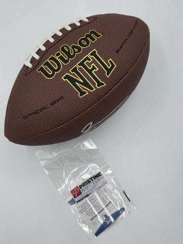 Jevon Kearse Signed Wilson NFL Football Beckett BAS Witnessed COA Titans. New.