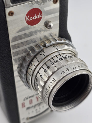 Kodak Cine-Kodak Royal Magazine 16mm Movie Camera - 25mm f/1.9 Lens - Untested