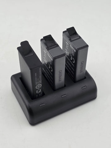 GoPro MAX 360 Camera + 3 Batteries Charger Bundle Tested Working Used Twice Only