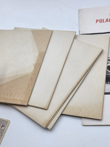 Vintage Polaroid Electric Eye Land Camera Model 900 w/ Original Leather Case Box