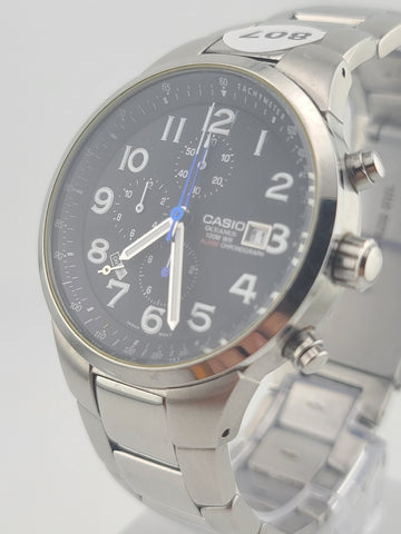 MENS CASIO OCEANUS OC 501 CHRONOGRAPH ANALOG WATCH 2714 MOV 100M. New Battery.
