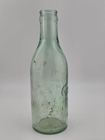 Rare Antique C1907 Straight Side Coca-Cola Bottle Greensboro NC Aqua Glass