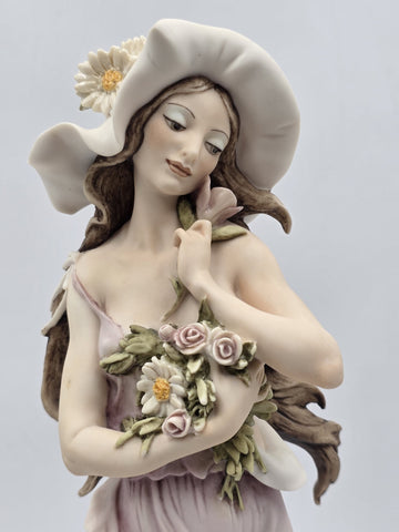 Giuseppe Armani Florence "Flora" 212C 1994 Hand Signed Porcelain Figurine w/ Box