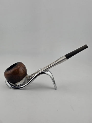 Vtg Collectible Falcon 1 Aluminum Radiator Tobacco Pipe Rusticated Dover Bowl