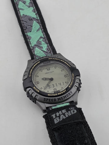 Rare Vintage Casio AWX-10 Twincept Ana-Digi Speed Memory 50M 1990s. Working