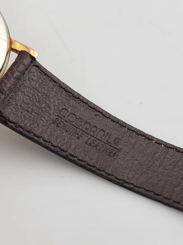 Vintage 1960's Zodiac Automatic Gold Plated Men's Wrist Watch. Runs great.