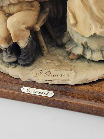 Vintage Giuseppe Armani LE Capodimonte Sculpture, 4 Children Playing Instruments