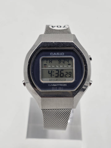 Rare Vtg 1970s Casio Casiotron TRN-01M 207A1-C87 LCD Digital Watch Japan. Works