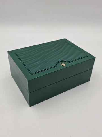 Vintage Rolex 39139.04 Oyster M Green Watch Presentation Box Genuine Swiss