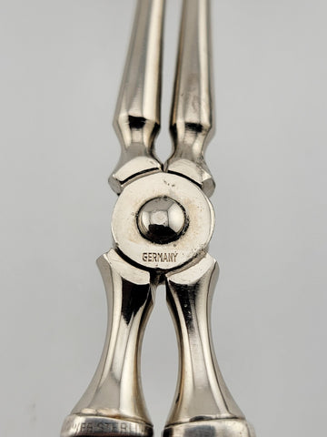 ORNATE STERLING SILVER HANDLE PASTRY  SERVER (MADE IN GERMANY)