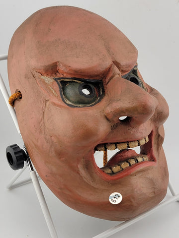 Yamanba mask, solitary old Man, nôh theater demon Hand Carved Wood & Dry Lacquer
