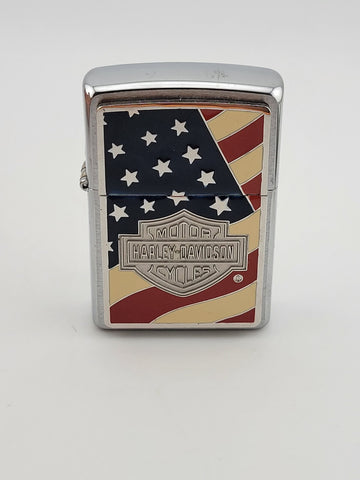 Zippo Lighter Harley Davidson Americana Emblem -Bar & Shield #20685. New Sealed.