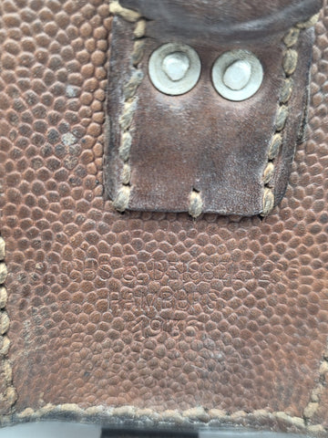 WWII German 1939 K98 Ammo Pouch Stb II./A.R.39 Artillery Regiment 39 Leather