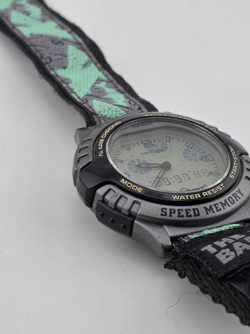 Rare Vintage Casio AWX-10 Twincept Ana-Digi Speed Memory 50M 1990s. Working