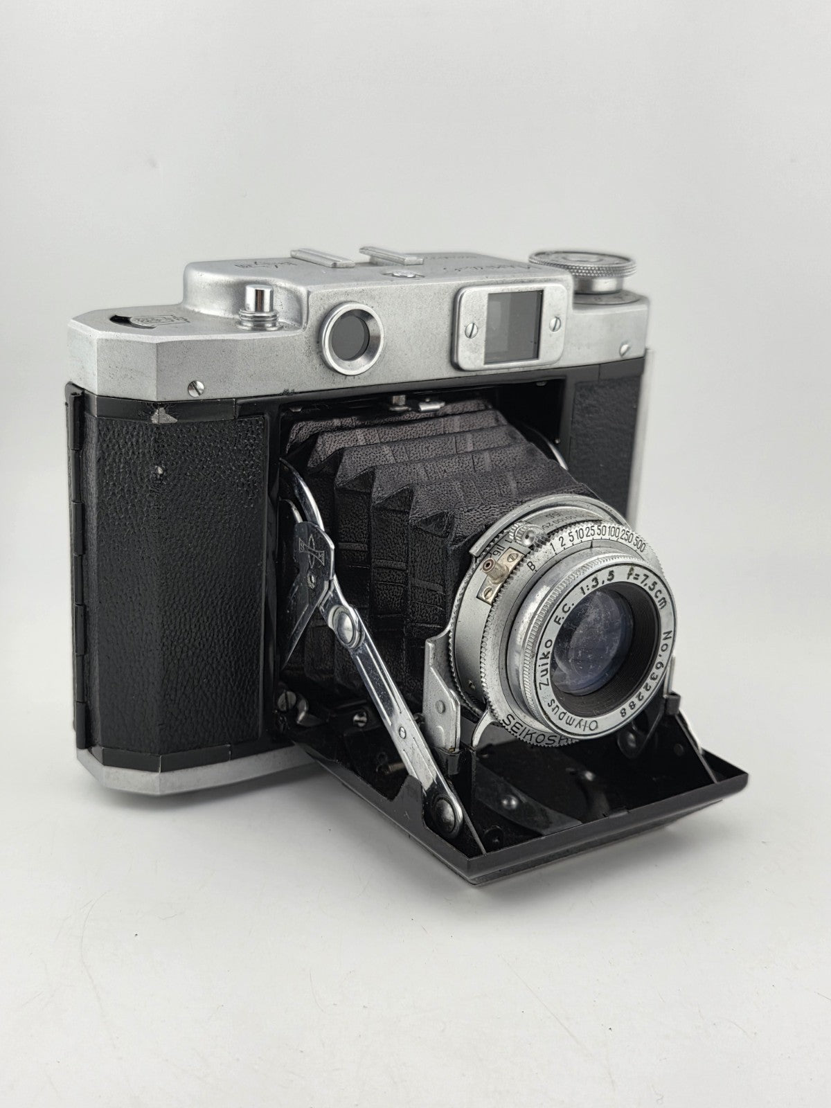 Vintage Mamiya 6 Folding Camera Zuiko 75mm f3.5 Seikosha Rapid 6x6 Japan Film