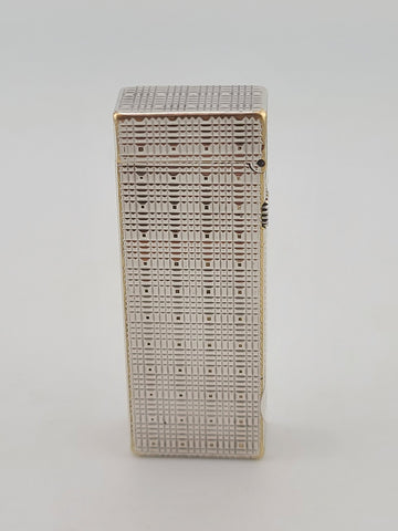Vintage Dunhill Rollagas Silver Tone Made in Switzerland Clean Cond. Untested.