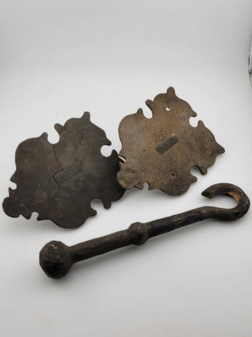 Rare Antique 18 Century Spanish Bronze Door Lock. Heavy Metal. Good Condition.