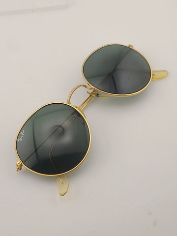 Rare 1980s 52/21mm VINTAGE B&L RAY BAN USA ROUND AVIATOR SUNGLASSES