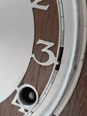 Antique British Bentima Westminster Clock, Art Deco. Working. Read.