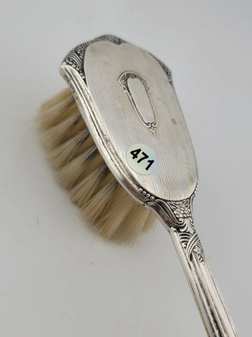 Antique 19th Century Victorian Sterling Silver 925 baby brush. Good Cond.