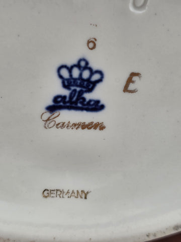 Antique Crown Alka Dresden CARMEN Lady Floral German Flamenco Dancer Gremany