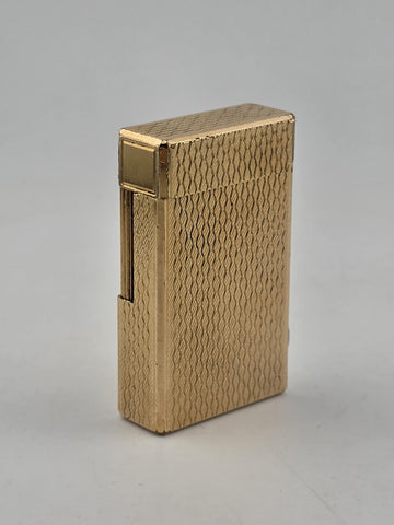 Vintage Collectible Authentic St Dupont France Gold Plated Ligne 1 Lighter.